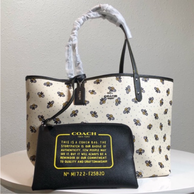 Coach cheap bee tote