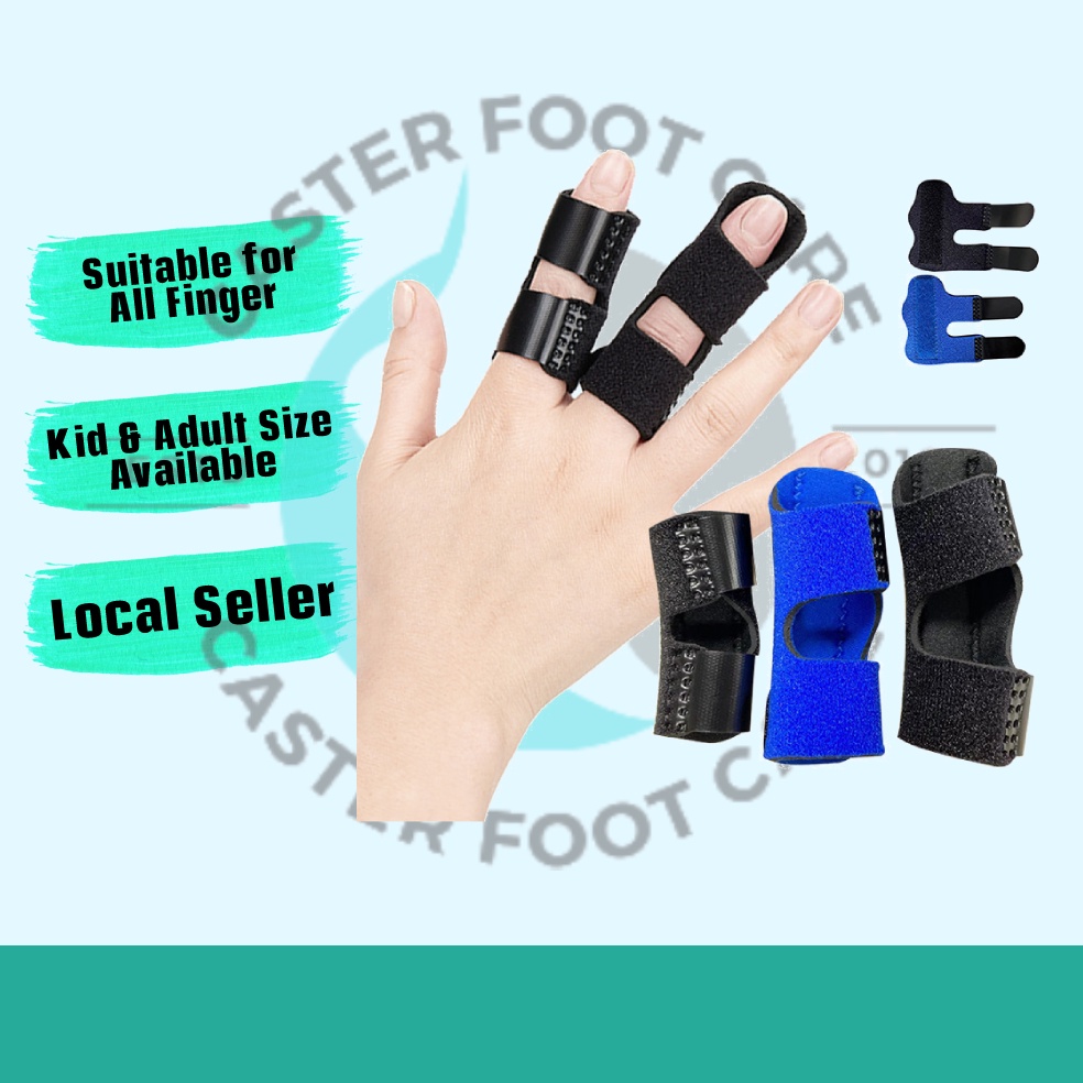 Trigger Finger Splint, Adjustable Aluminum Support for Extension