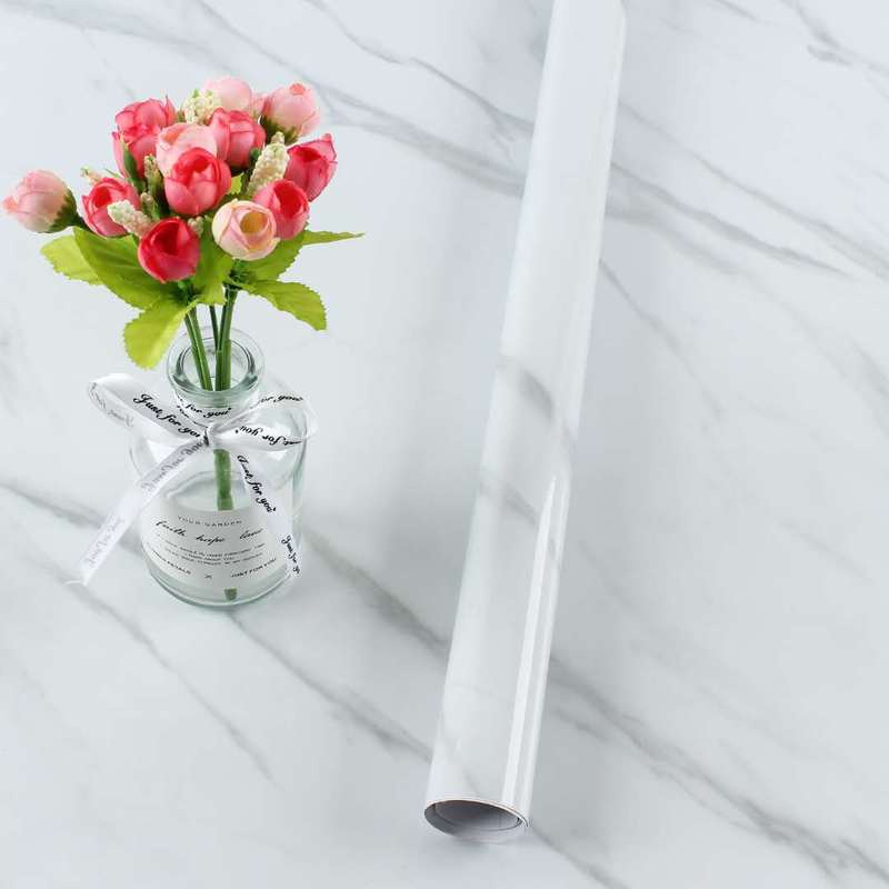 500cm*60cm Marble Waterproof Wallpaper Large Self Adhesive