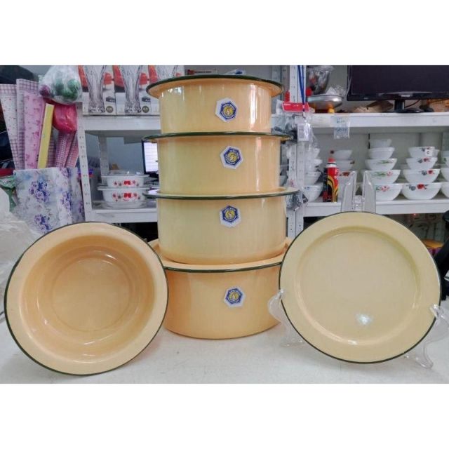 🔥PANAS🔥 10PCS SET ENAMEL INDIAN PAN | Shopee Malaysia