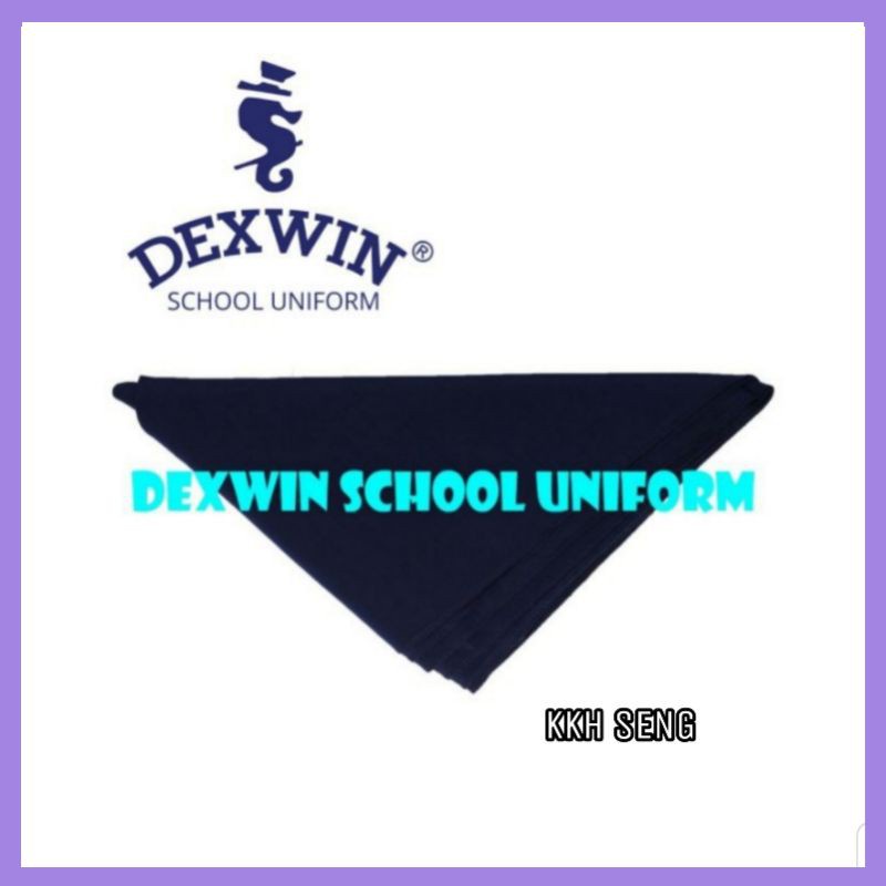 Dexwin Tudung Biru Tua Sekolah Dua Lapis Koshibo #Tudung Kadet Polis ...