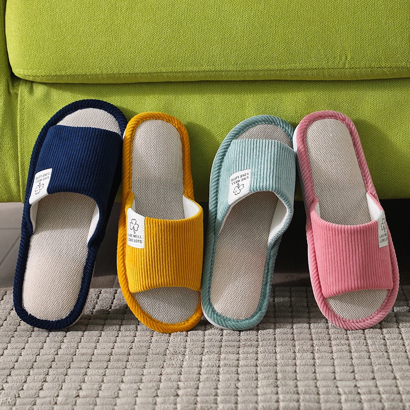 Men's and Women's House Slippers Soft Indoor Slipper Anti Slip Selipar ...