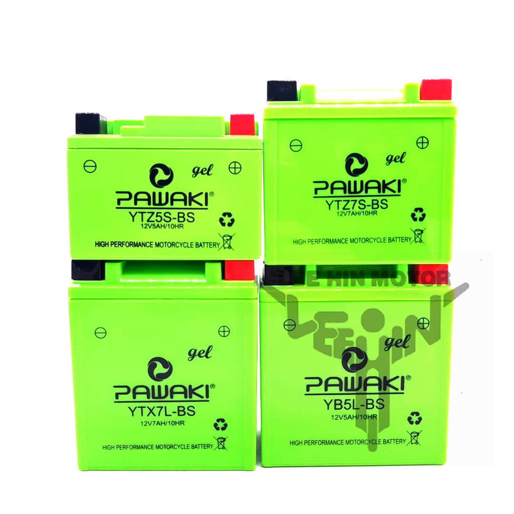 6 Bulan Warranty Pawaki Gel Battery Bateri Koyoko Ytz5s Yt6b Ytz7s