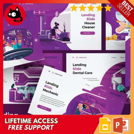 Landing Slide - Powerpoint Template | Shopee Malaysia