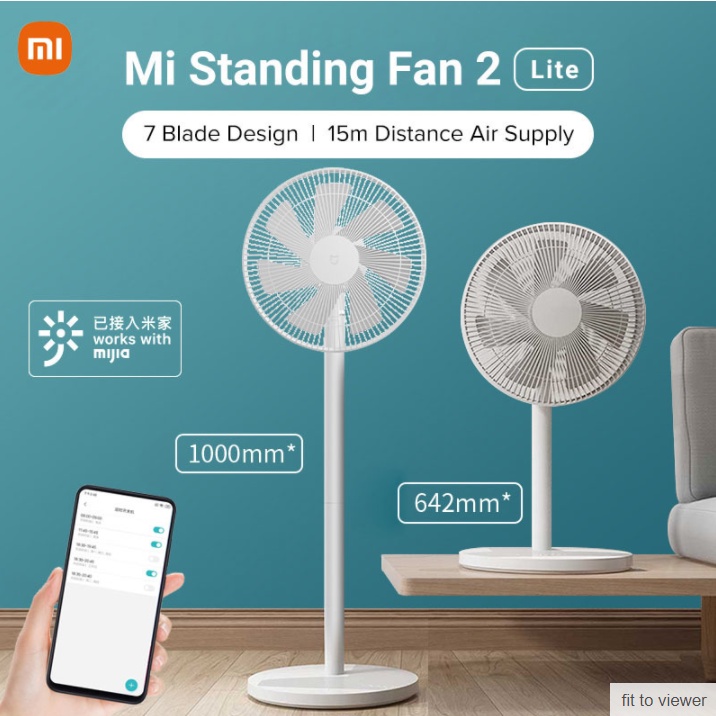 Xiaomi Mi Smart Standing Fan 2 Lite | Shopee Malaysia