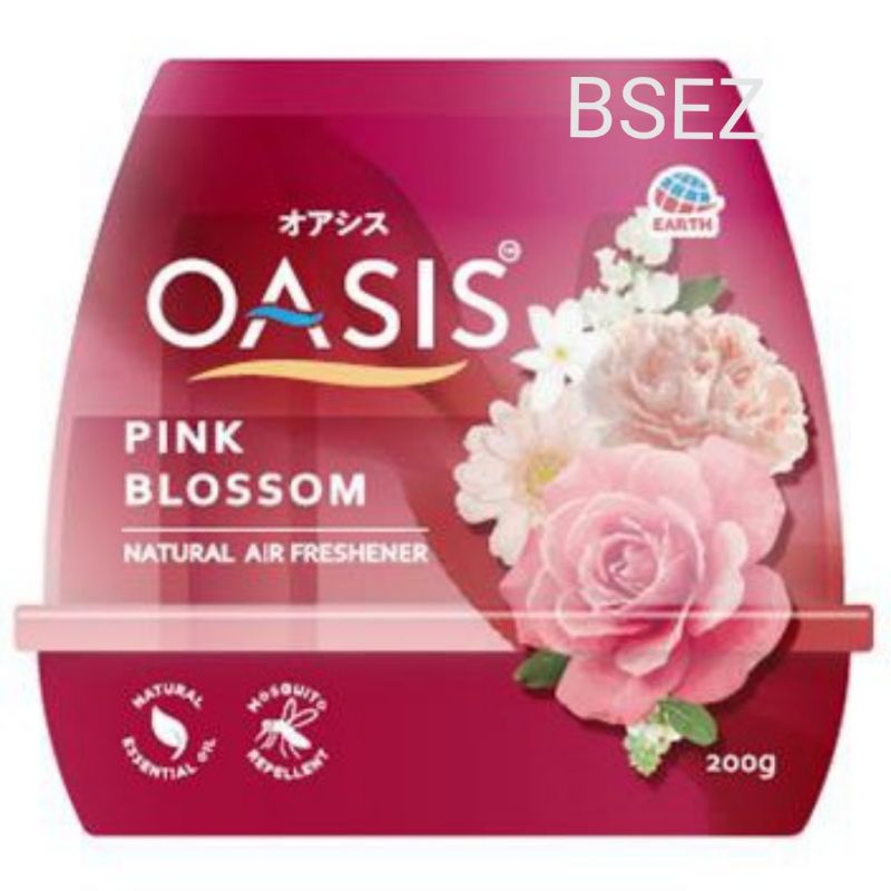 OASIS NATURAL AIR FRESHENER GEL 200G [MOSQUITO REPEL/HALAU NYAMUK] (JAPAN QUALITY!!) Shopee