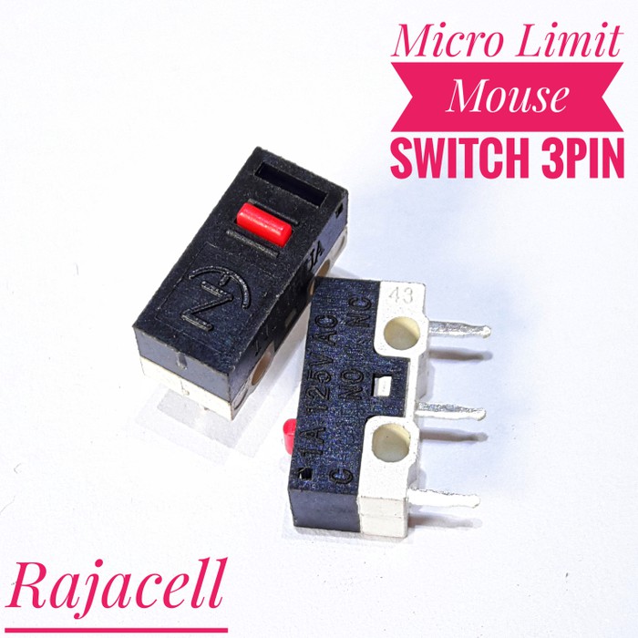 Mouse Limit Switch Micro Switch Push Button Switch 3Pin small 1A - 2A ...