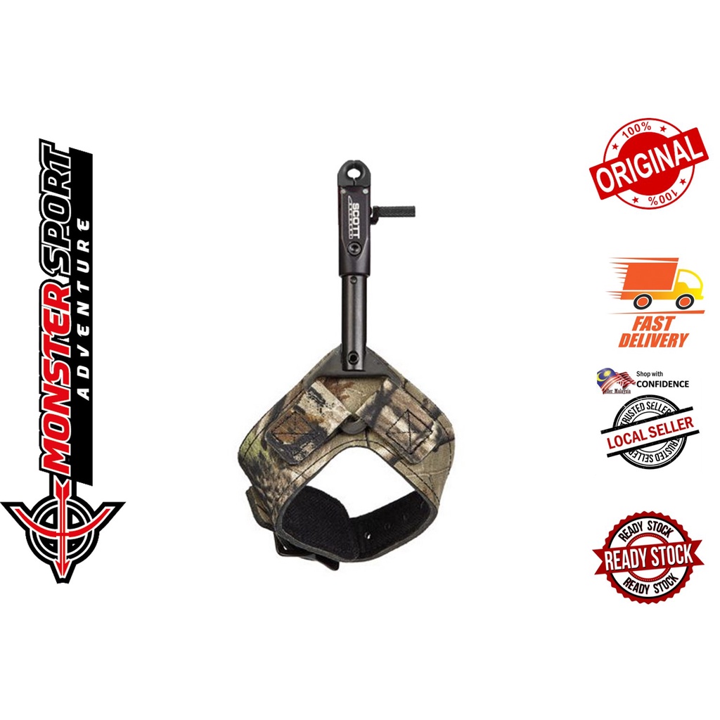 Scott Archery Index Finger Compound Bow Release Aid Caliper Dual