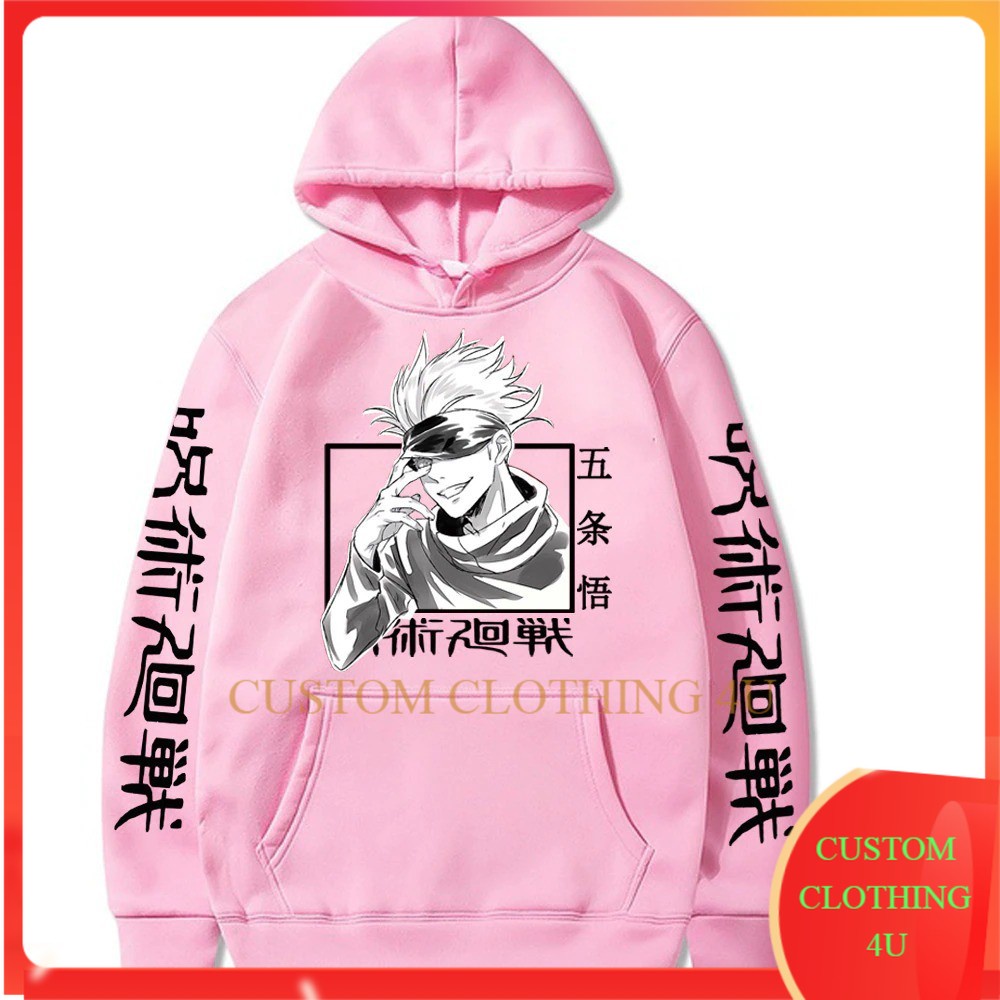 Jacket Hoodie Sweater Anime Jujutsu Kaisen - Gojo Satoru Cosplay ...