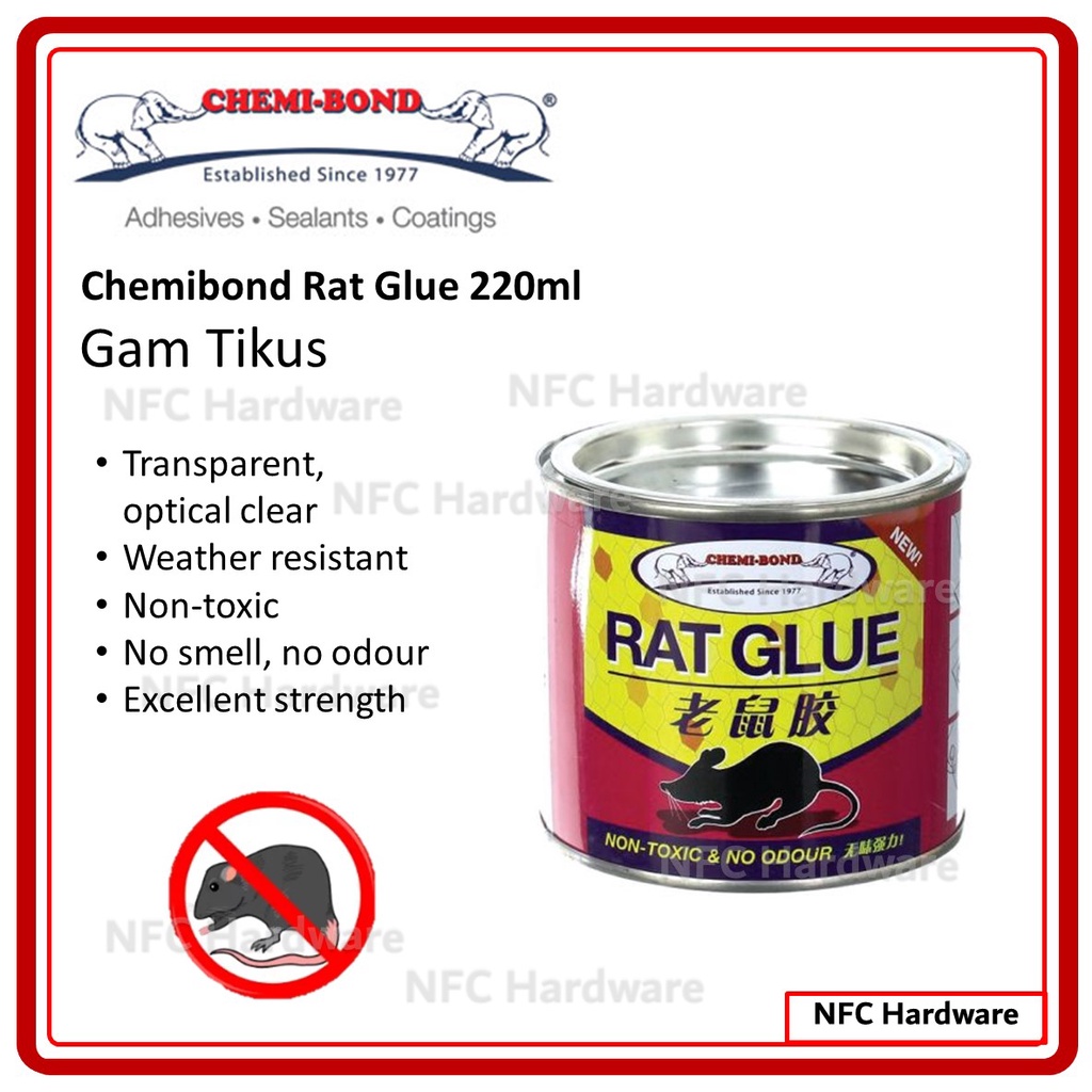 CHEMIBOND Rat Glue 220ml (Gam Tikus) Shopee Malaysia