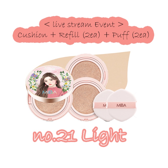 [ MIBA ION CALCIUM ] Ionized Calcium Foundation Double Cushion RX (No ...