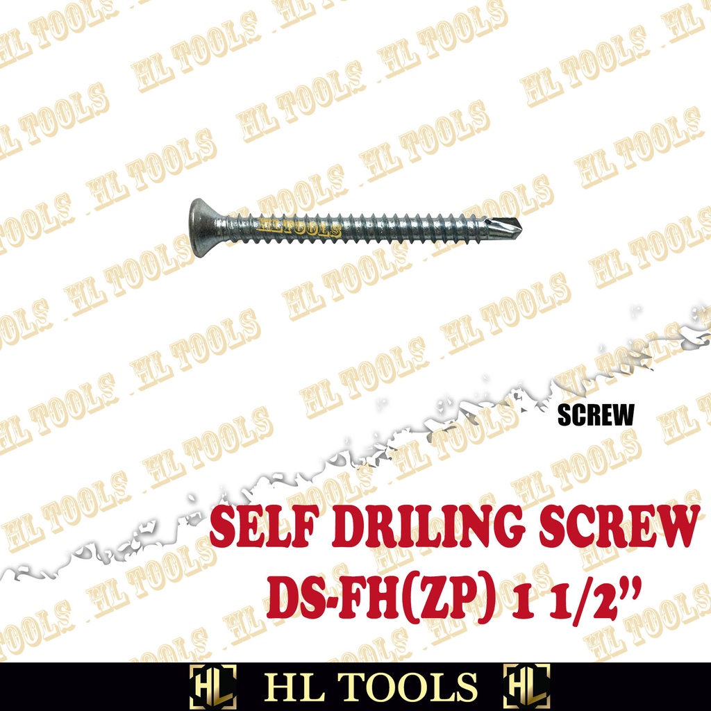 SELF DRILLING SCREW DS-FH(ZP) 1 1/2