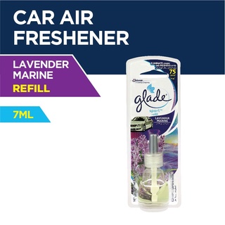 GLADE Sport Car Air Freshener Refill 7ml - Car Perfume/Pewangi Kereta