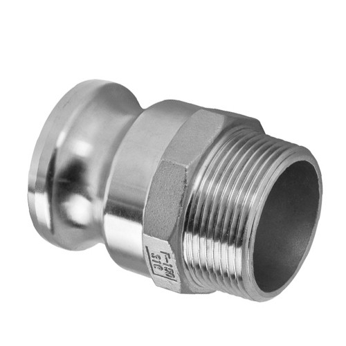 STAINLESS STEEL CAMLOCK COUPLING TYPE F FROM 1/2 INCH TO 1 1/2 INCH