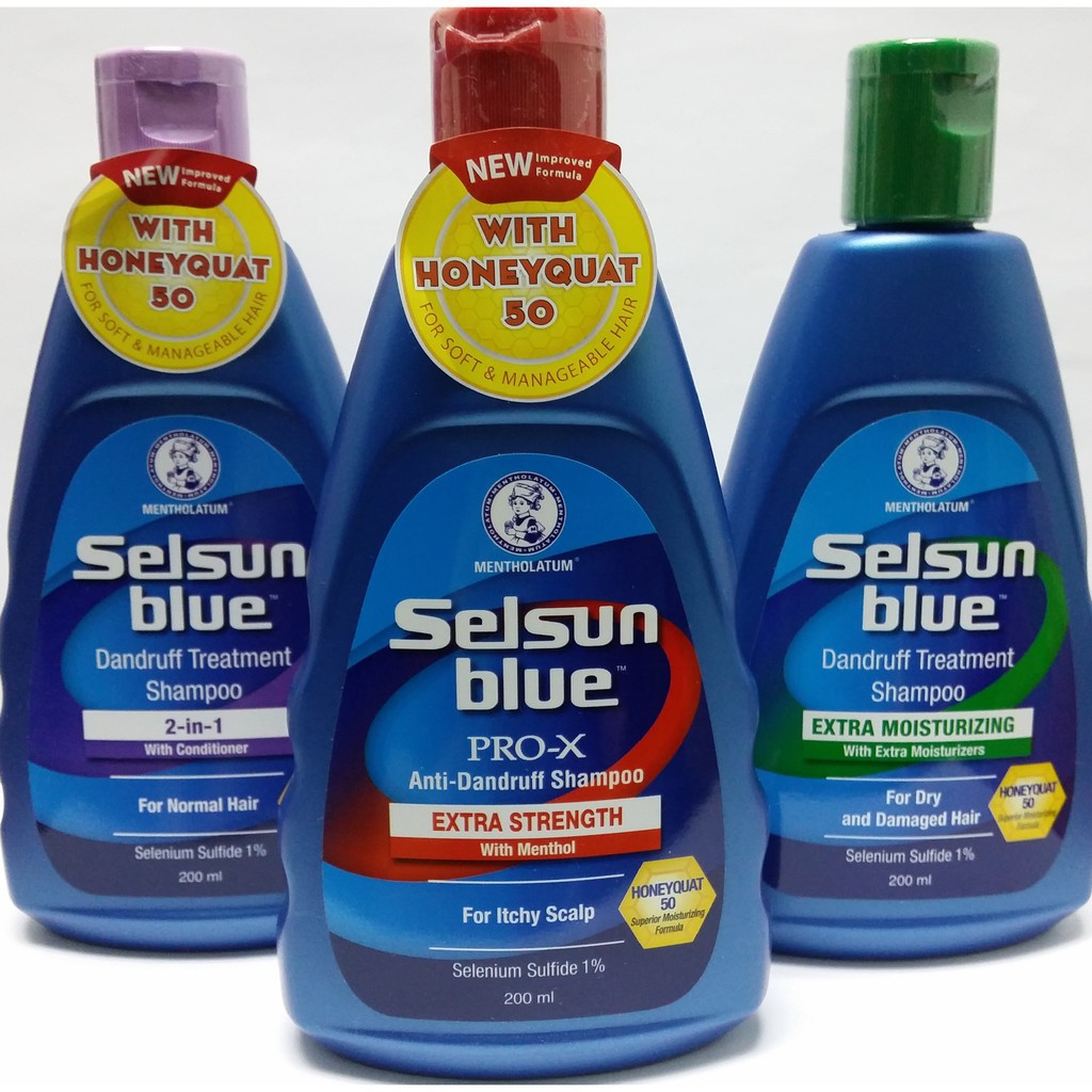 Selsun Blue Anti-Dandruff / Dandruff Treatment Shampoo 200ml | Shopee ...