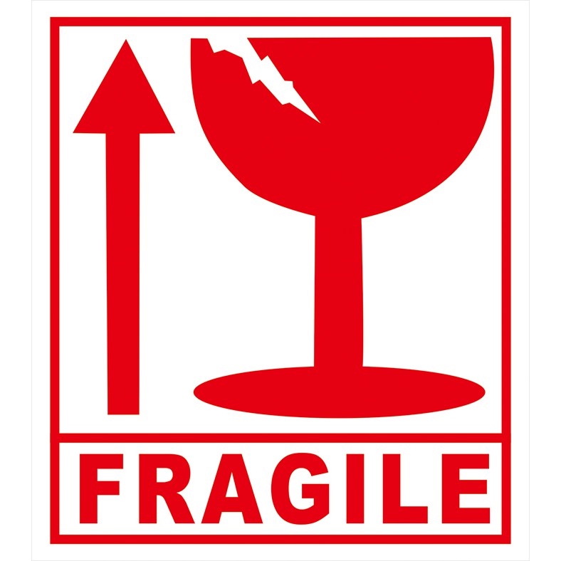 Extra Fragile Sticker for Box Collectors [Add on only] | Shopee Malaysia