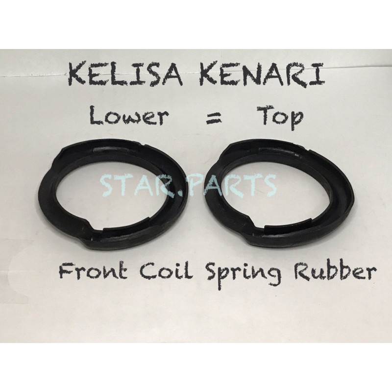Front Coil Spring Rubber Original Kelisa Kenari Standard Top Lower