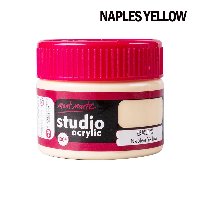 Mont Marte Studio Acrylic Paint Cat Arkilik Nontoxic Paint Waterproof