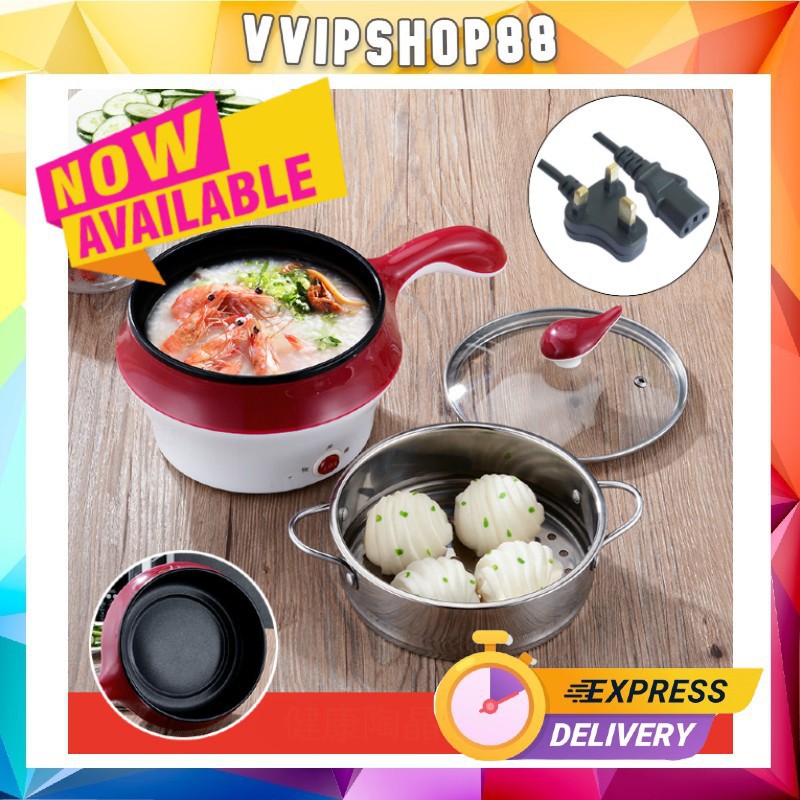 rice cooker Malaysia Plug Electric NonStick Ceramic/Marble Frying Pan ...