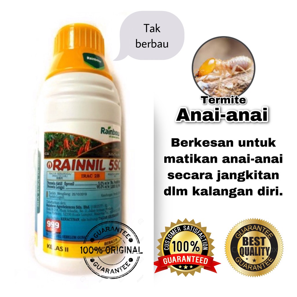 RAINNIL 5SC Racun Anai-anai Semut Kutu Ulat (Sama Dengan Regent) 250ml ...