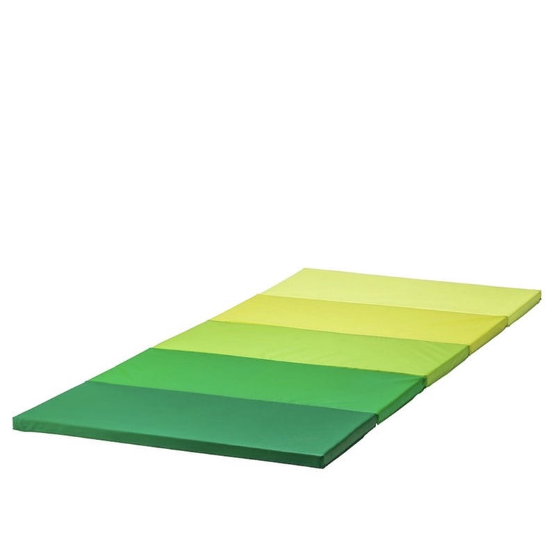 IKEA PLUFSIG FOLDING GYM MAT 78X185CM PHYSICAL PLAY 100 From IKEA