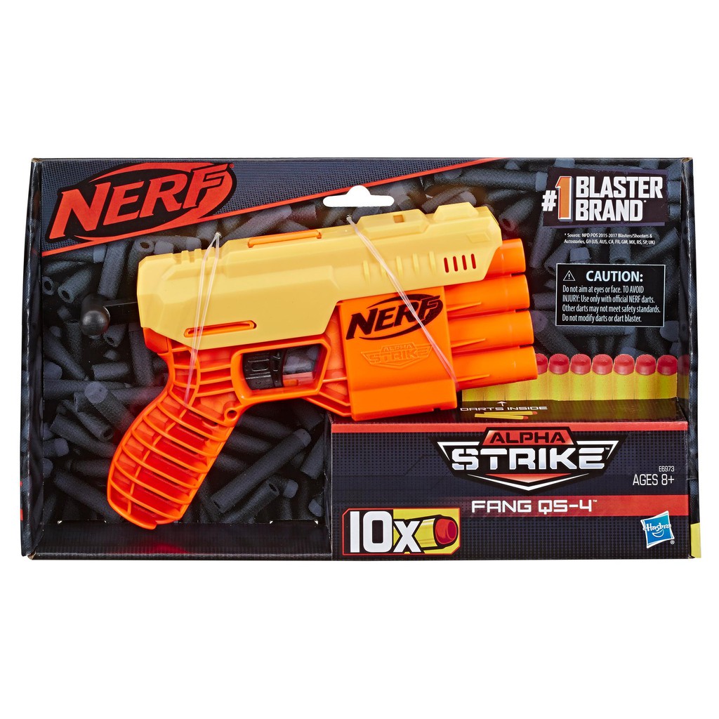 Nerf Alpha Strike Fang QS-4 Toy Gun | Shopee Malaysia