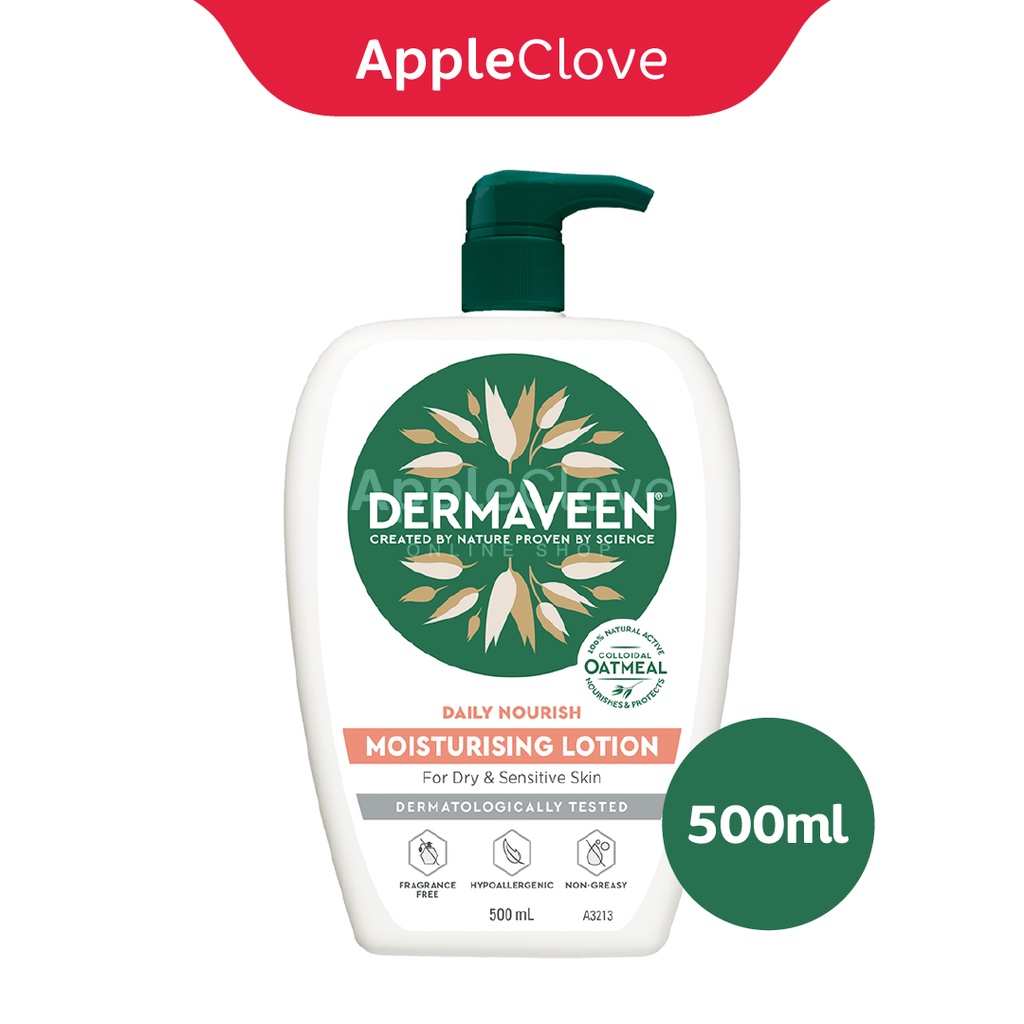 DermaVeen Daily Nourish Moisturising Lotion 500ml | Shopee Malaysia
