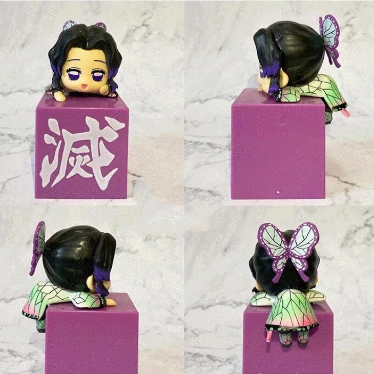 Kimetsu No Yaiba Cute 3D Mini Action Figure Demon Slayer Tanjiro Nezuko ...