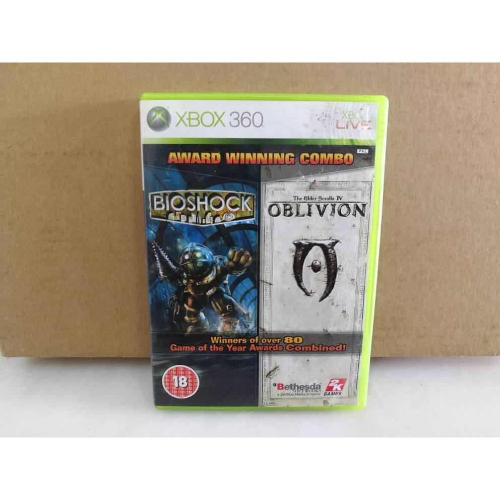 (Used) Xbox 360 Bioshock & The Elder Scrolls IV Oblivion Double Pack ...