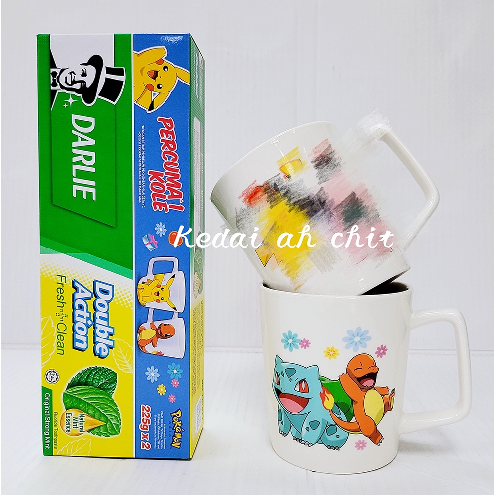 DARLIE TwinPack ToothPaste FREE Mug / Bowl POKEMON