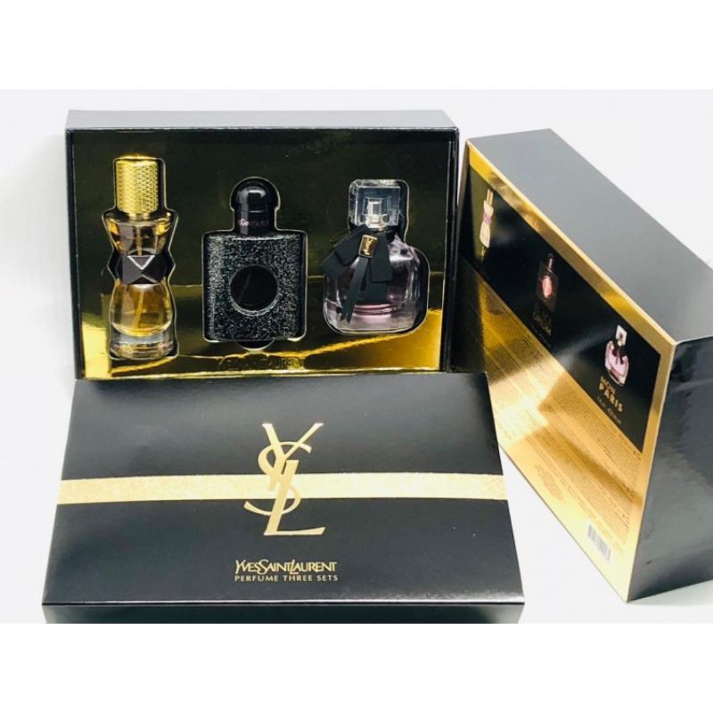 ?? GIFT SET ?? ORI REJECTED Yves Saint Laurent Gift set 3 in 1 Hadiah Perempuan Hantaran Birthday Minyak Wangi Perfume