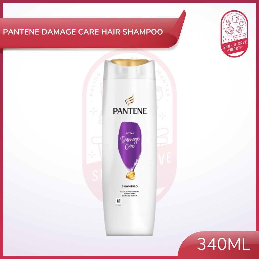 Pantene Hair Shampoo - 340ml (Type: Anti Dandruff / Damage Care / Silky ...