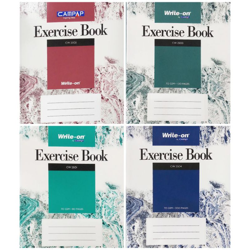 [KOH] CAMPAP SIZE F5 EXERCISE BOOK / BUKU TULIS / WRITE ON | 单线簿 簿子 ...