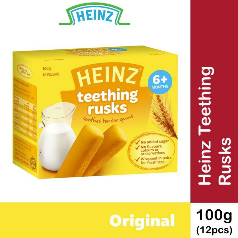 Teething rusk sale heinz