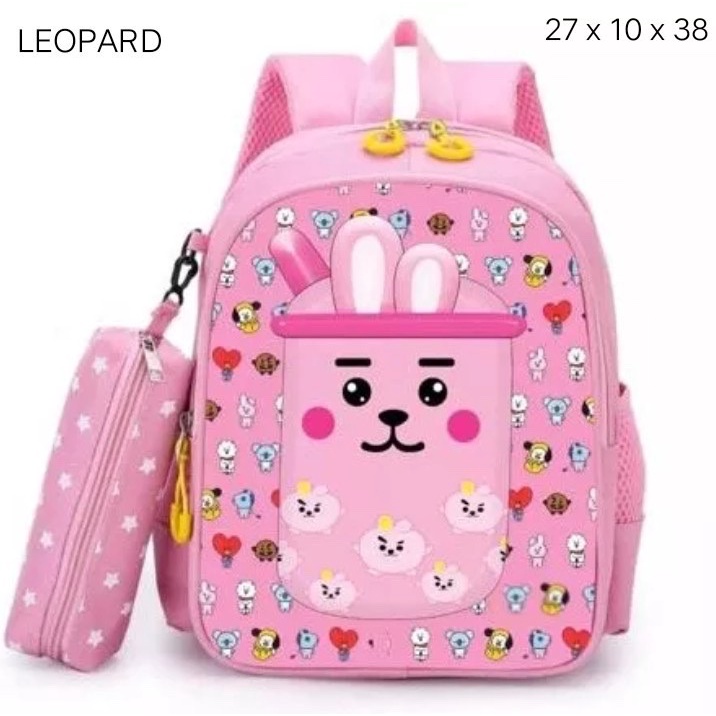 Girls School Bags / Character Backpacks / BT21 Cartoon Character Bags ...