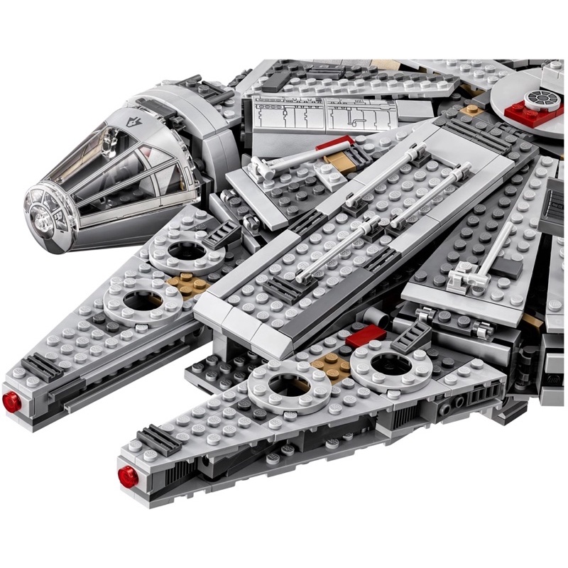 MILENIUM FALCON BUILDING BLOCKS (77004) | Shopee Malaysia