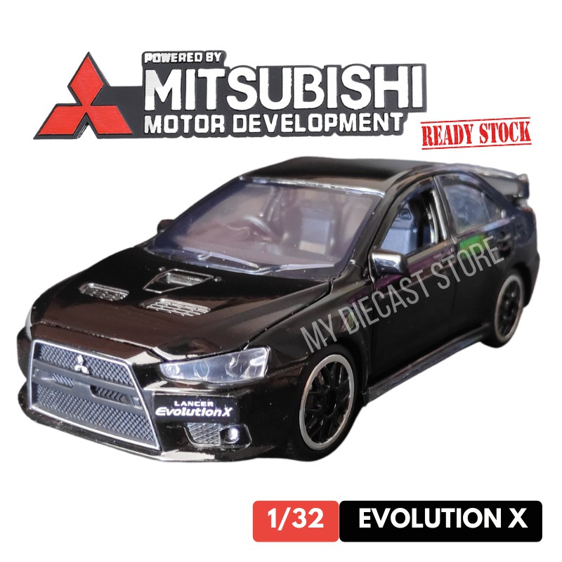 Mitsubishi Lancer Evo X Evolution X Diecast Model Car 132 JKM Miniauto