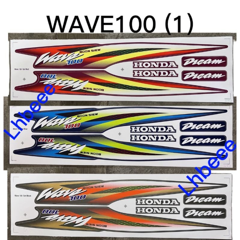 WAVE100 /WAVE 100 (1) BODY STICKER | Shopee Malaysia