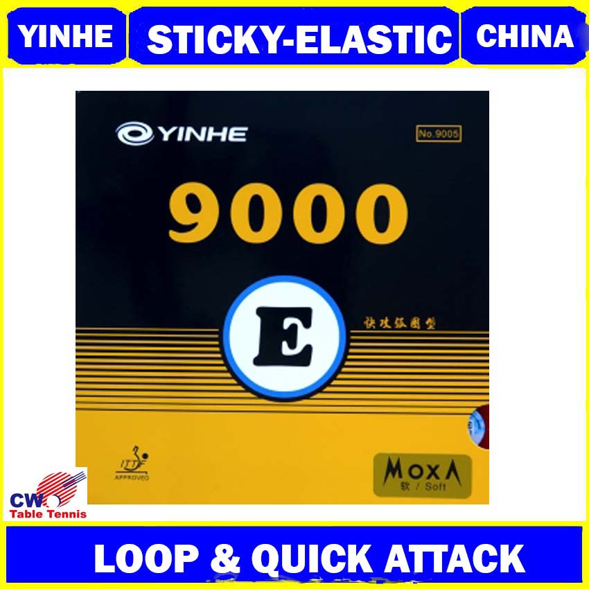 YINHE 9000E Sticky Elastic Rubber Table Tennis Rubber Getah Ping Pong ...