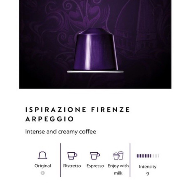 Ispirazione Firenze Arpeggio - 10 Capsule Originali Nespresso