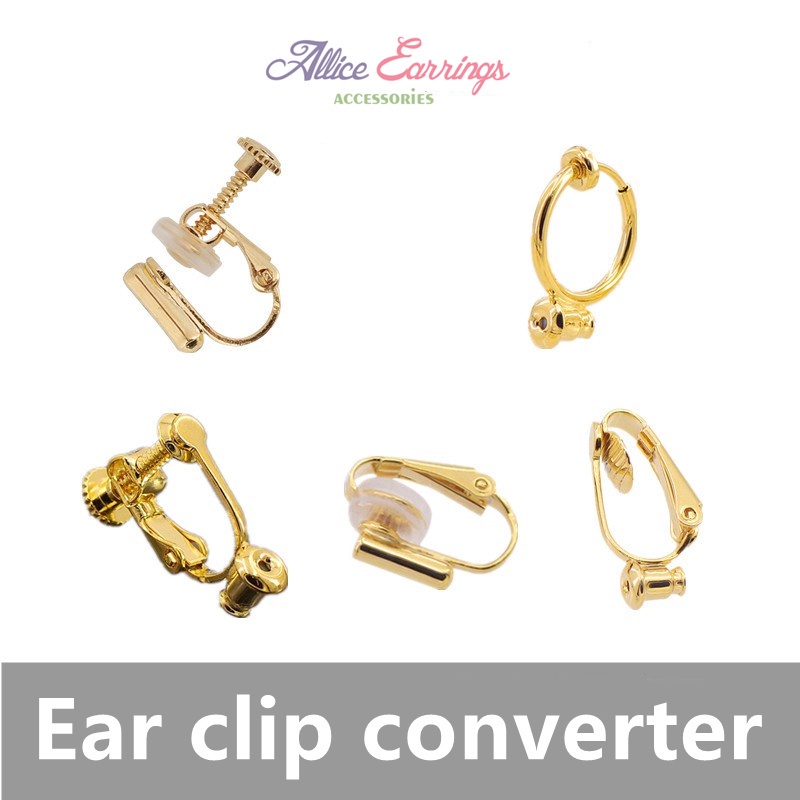 Clip on earrings on sale shopee