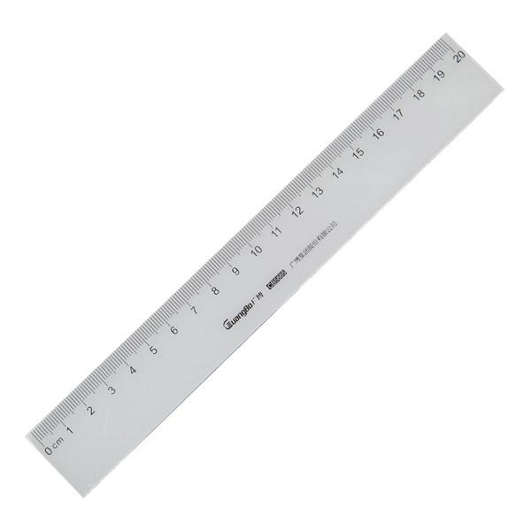 Guangbo CB5665 20cm Clear Plastic Ruler | Shopee Malaysia