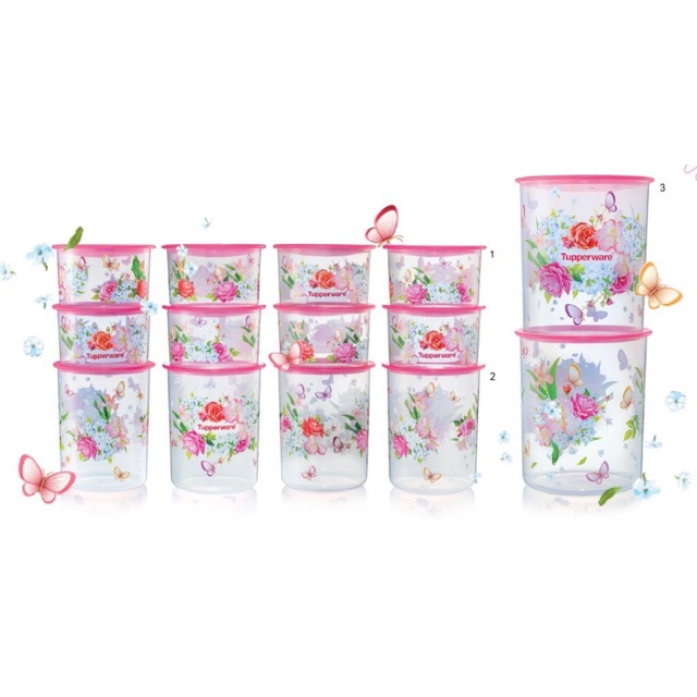 Tupperware One Touch Spring Garden (14pcs) | Shopee Malaysia