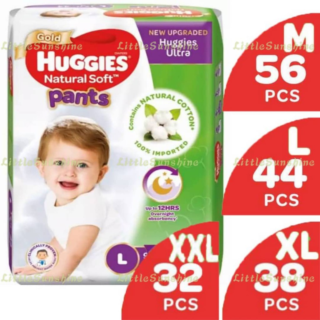 Huggies ultra soft sales pants large size