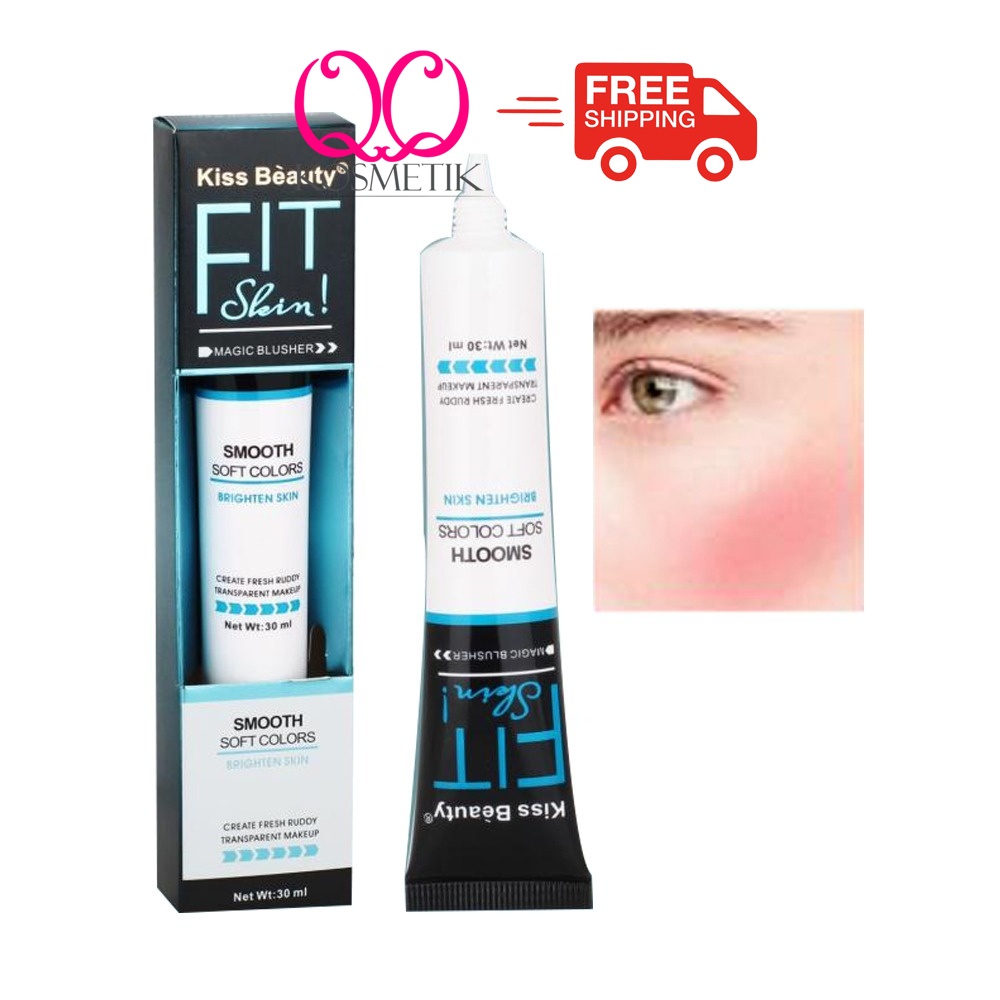 Kiss Beauty Magic Blusher Fit Skin Me Blush 6845003A Pinkflash Kimuse