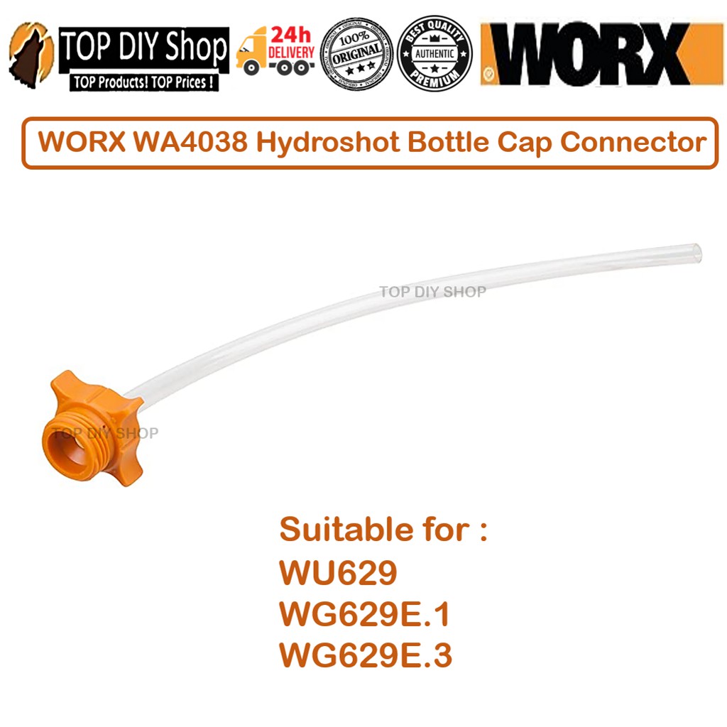 Worx hydroshot bottle online cap connector