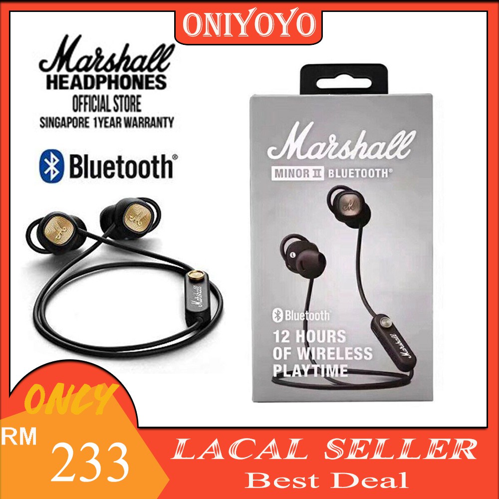 Marshall minor ii bluetooth connection hotsell