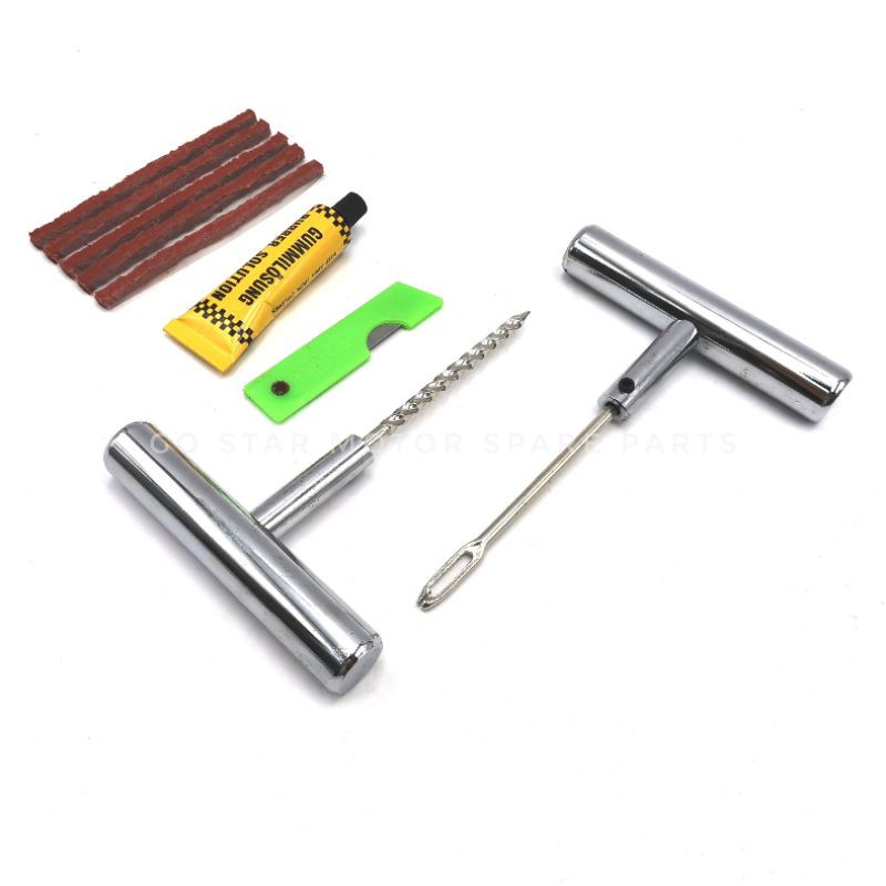 TUBELESS TYRE REPAIR KIT PUNCTURE PLUG REPAIR TOOLS HEAVY DUTY TIRE