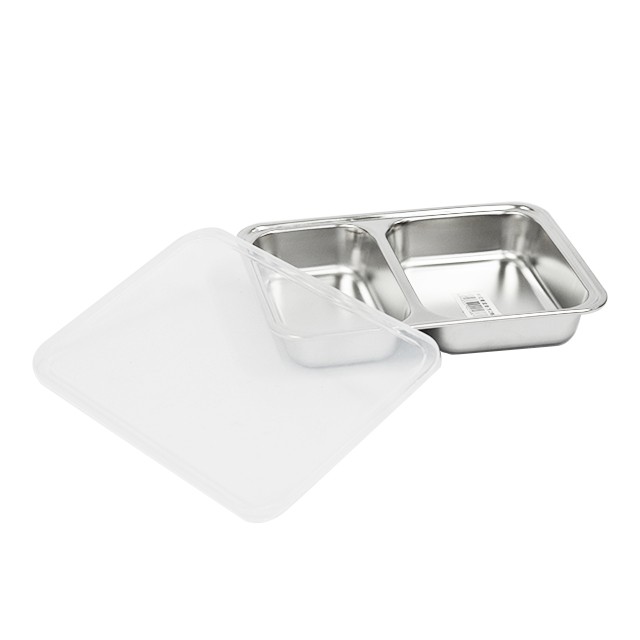 CAPTAIN COOK High Quality Stainless Steel 2-Compartment Lunch Box (7007 ...