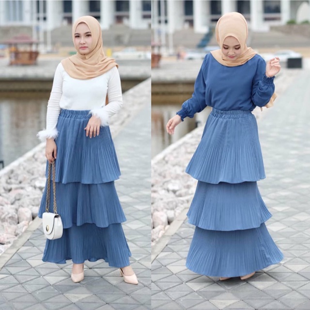 Layered skirt outlet malaysia